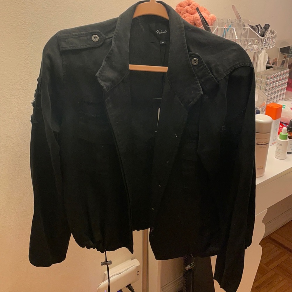 RAILS black jacket. Never worn. NWT